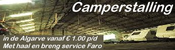 Tijdelijke Camperstalling met haal en breng service Faro